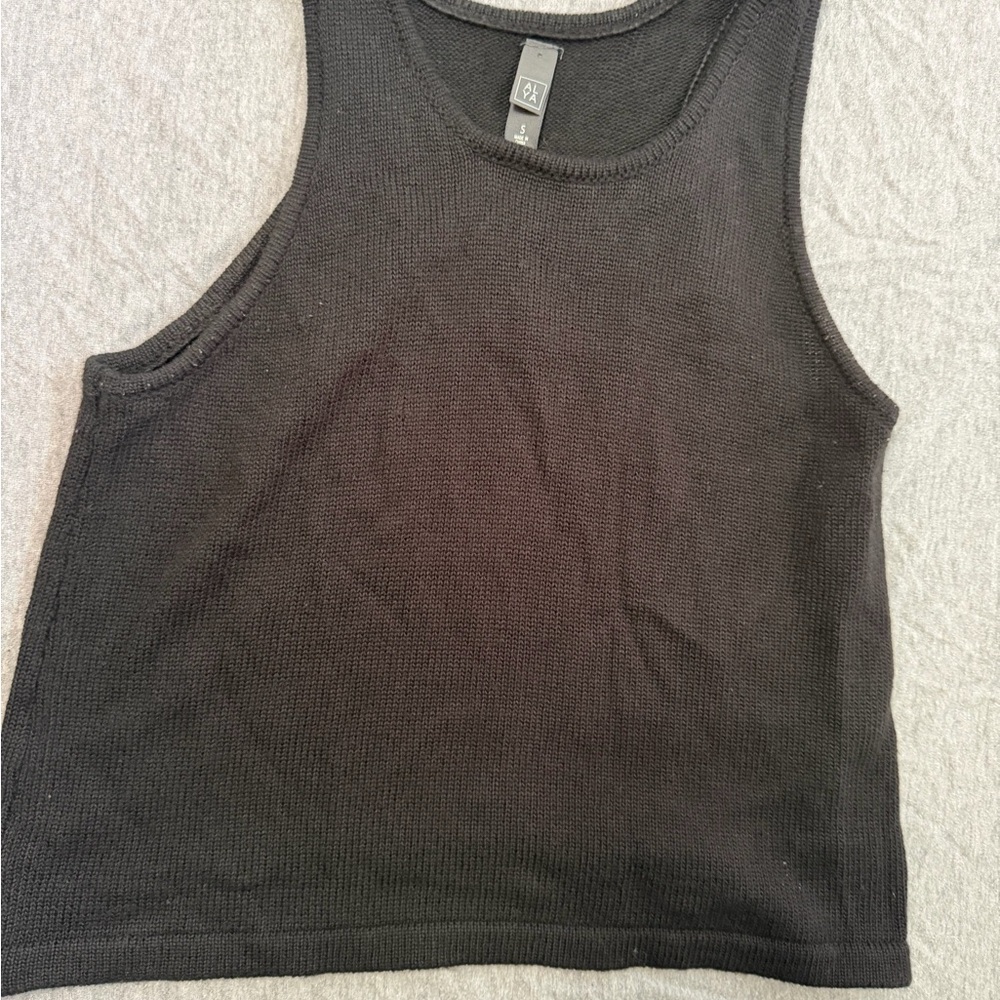 Alya Black  Knit Tank